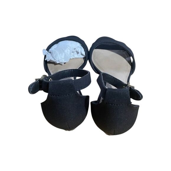 Charter Club Women's Black Gippi Wedge Sandals - Black - 6.5 - Picture 5 of 9